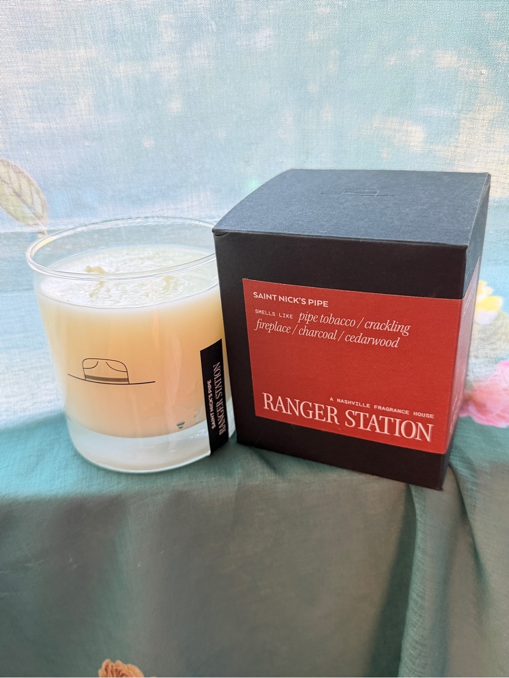 RARE Ranger Station North Pole Collection-Saint Nick's Pipe Scented Candle NEW